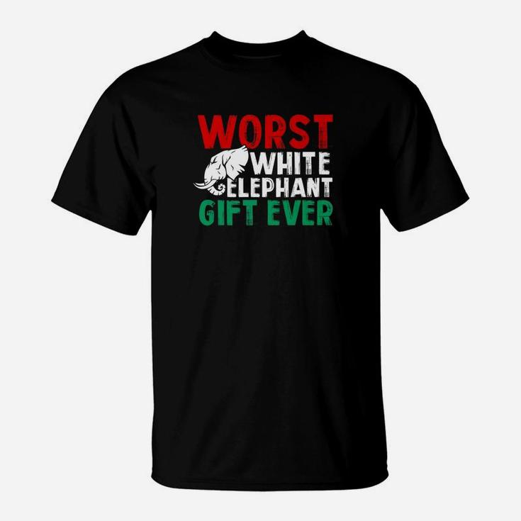 Worst White Elephant Gift Ever Christmas Holiday T-Shirt