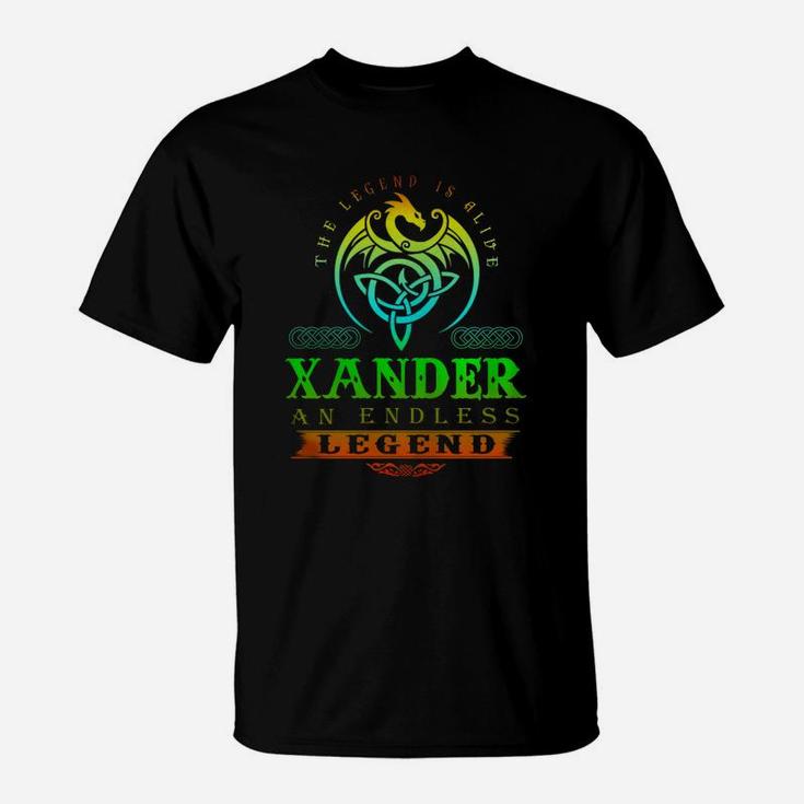 Xander The Legend Is Alive Xander An Endless Legend Colorgradient T-Shirt