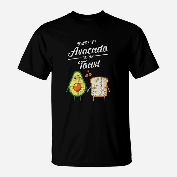 You Are The Avocado To My Toast Love Couple Valentines Day T-Shirt
