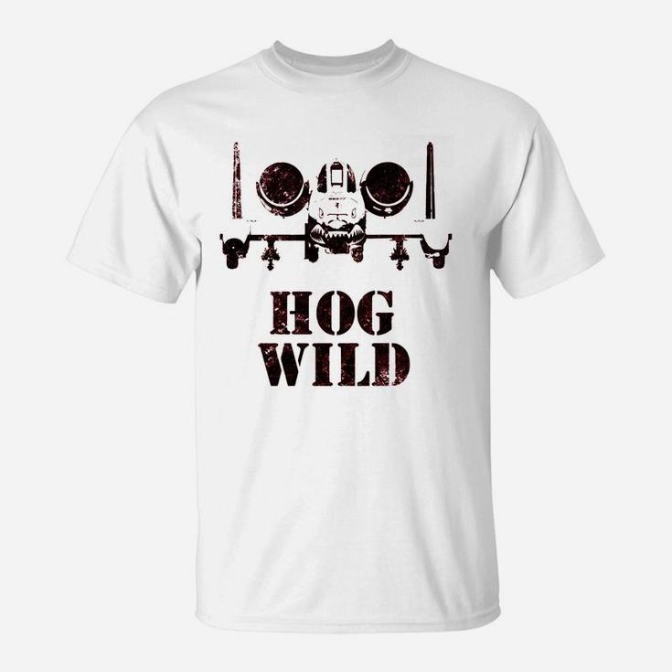 A10 Warthog Hog Wild Military Aviation T-Shirt