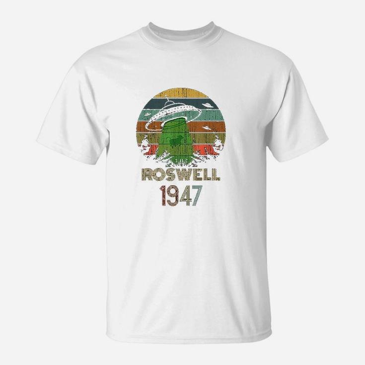 Alien Ufo Custome Abduction Roswell 1947 Space Alien Lover T-Shirt