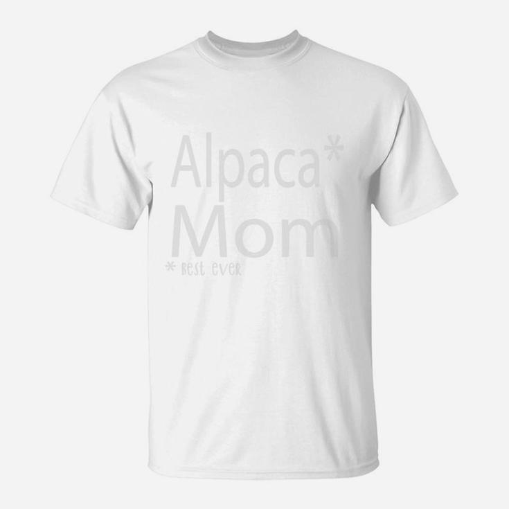 Alpaca Mom T-shirt Funny Shirt As Alpaca Lover Gifts T-Shirt