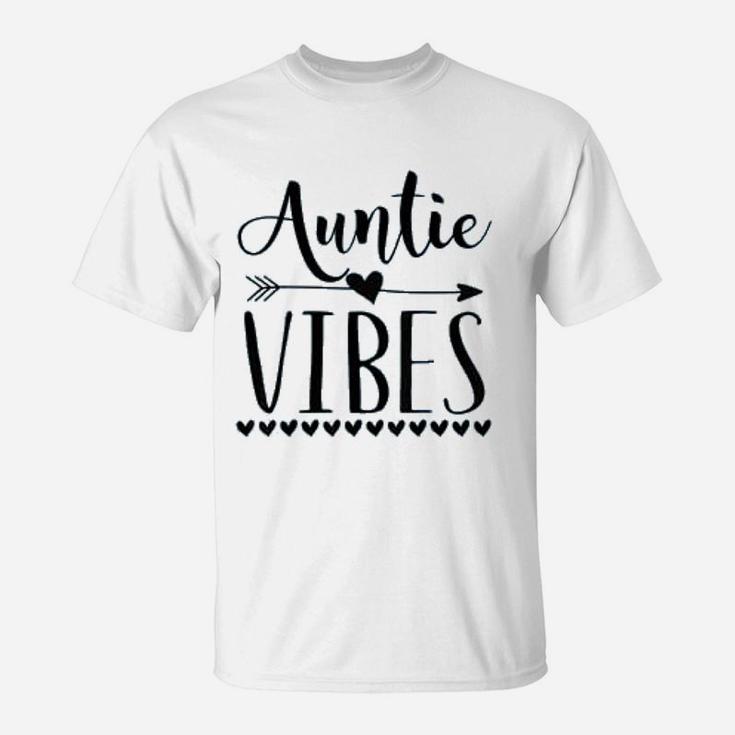 Aunt Vibes Funny Aunt Mothers Day T-Shirt