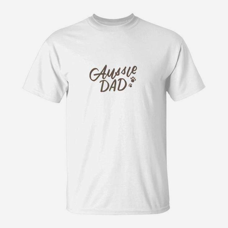 Aussie Dad Shirt Australian Shepherd Dog Dad T-Shirt