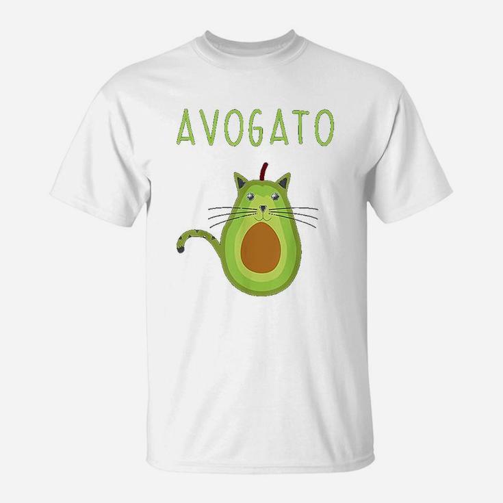 Avogato Cinco De Mayo Gift Cinco De Meow Cat Avocado T-Shirt