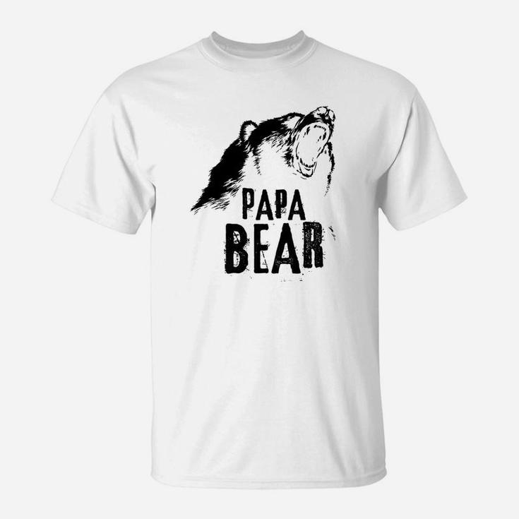 Awesome Gift On Father Papa Bear T-Shirt