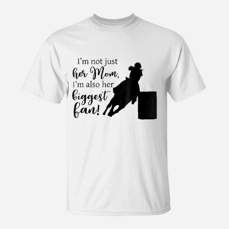 Barrel Racing Mom Cowgirl Horse Riding Racer T-Shirt