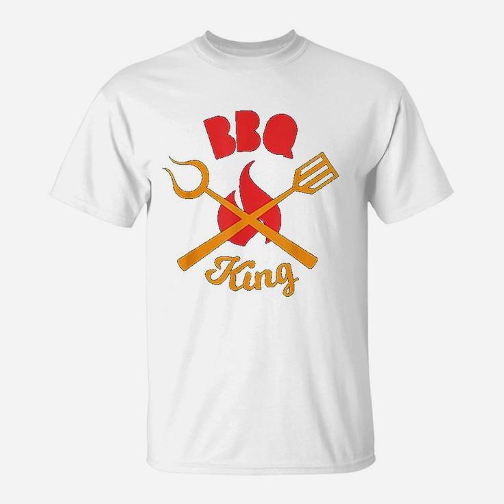 Bbq King Hot Grilled Barbecue Tools Grilling Gift For Dad T-Shirt