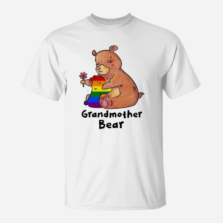 Bear Mom Grandmother Bear Lgbt birthday T-Shirt