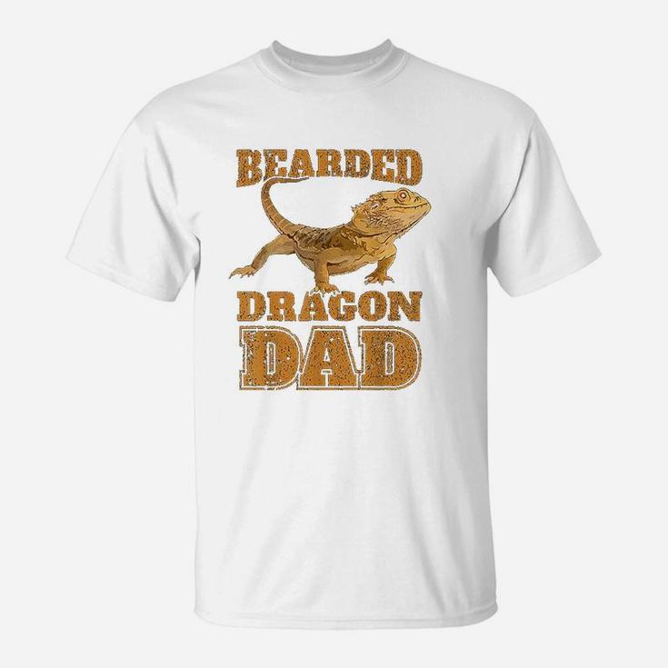 Bearded Dragon Dad Gift Bearded Dragon Papa Father T-Shirt