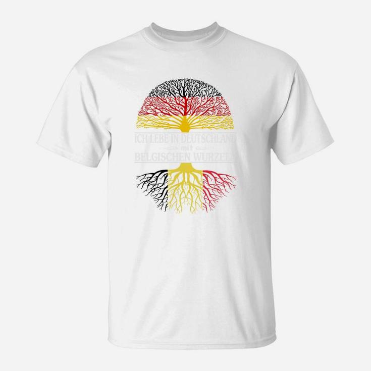 Belgischen Wurzeln Deutschland T-Shirt