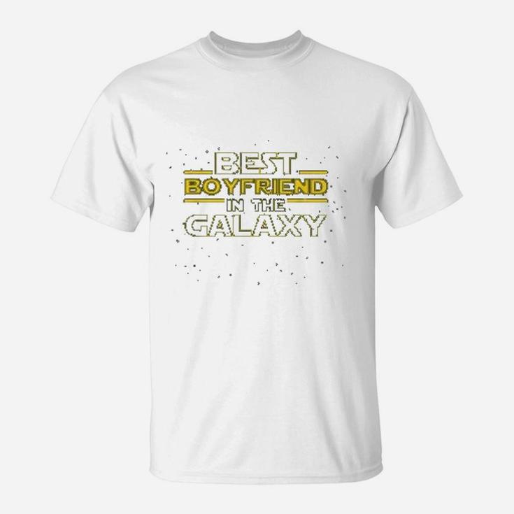 Best Boyfriend In Galaxy Friends Gift, best friend gifts T-Shirt