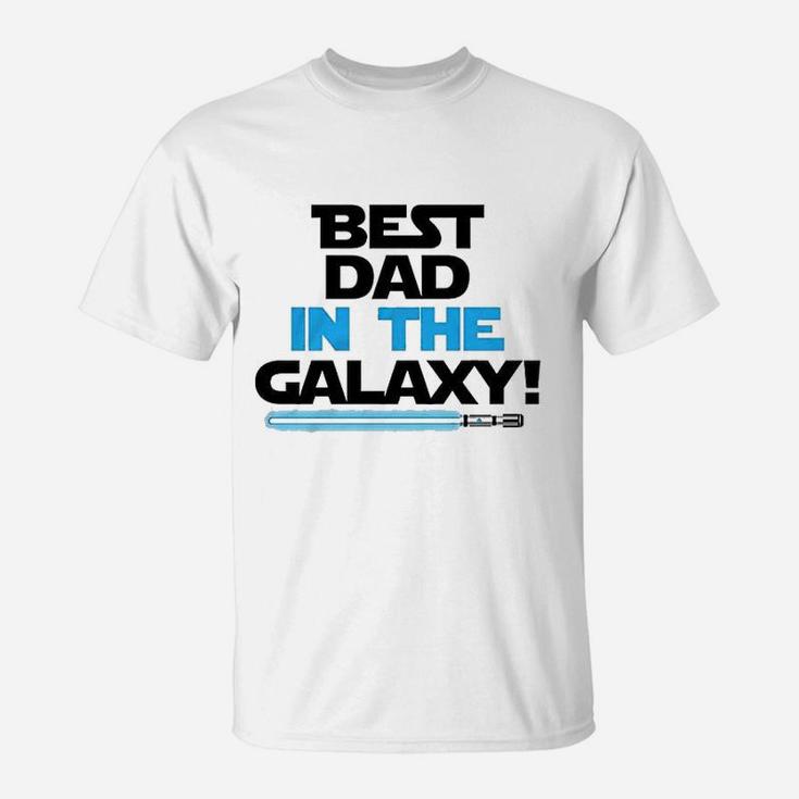 Best Dad In The Galaxy Fathers Day T-Shirt