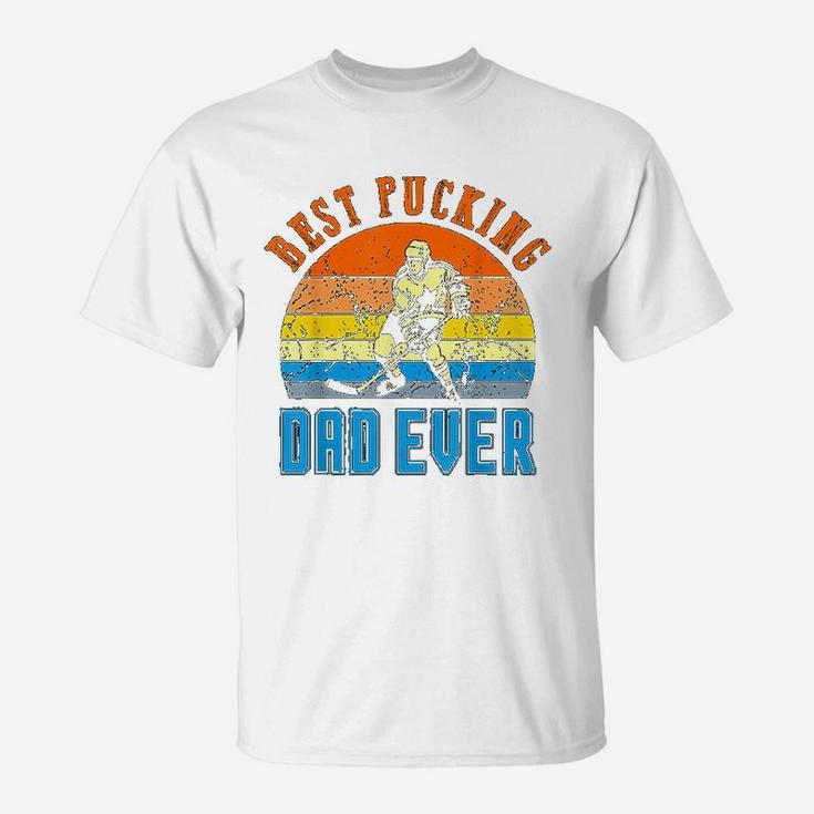 Best Pucking Dad Vintage Retro Fathers Day Gift For Men Dads T-Shirt