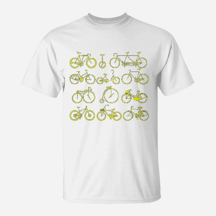 Bicycle Cycling Mountain Bike Humor Cyclist Hipster Rider T-Shirt