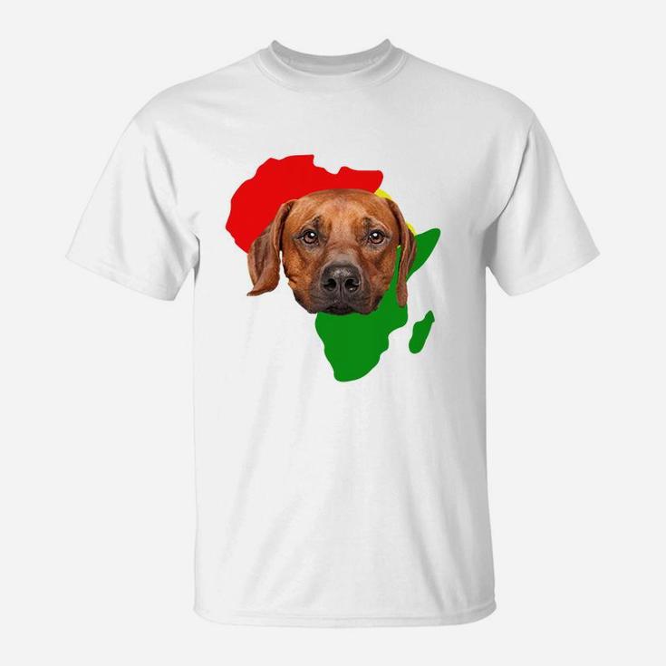 Black History Month African Map Rhodesian Ridgeback Gift For Pet Lovers ...