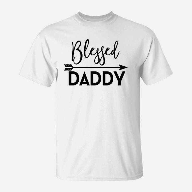 Blessed Daddy Men Fathers Day Expecting Dad Gift T-Shirt