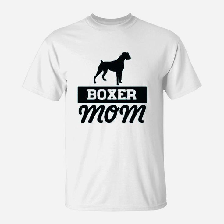 Boxer Mom Dog Lover Boxer Dog T-Shirt