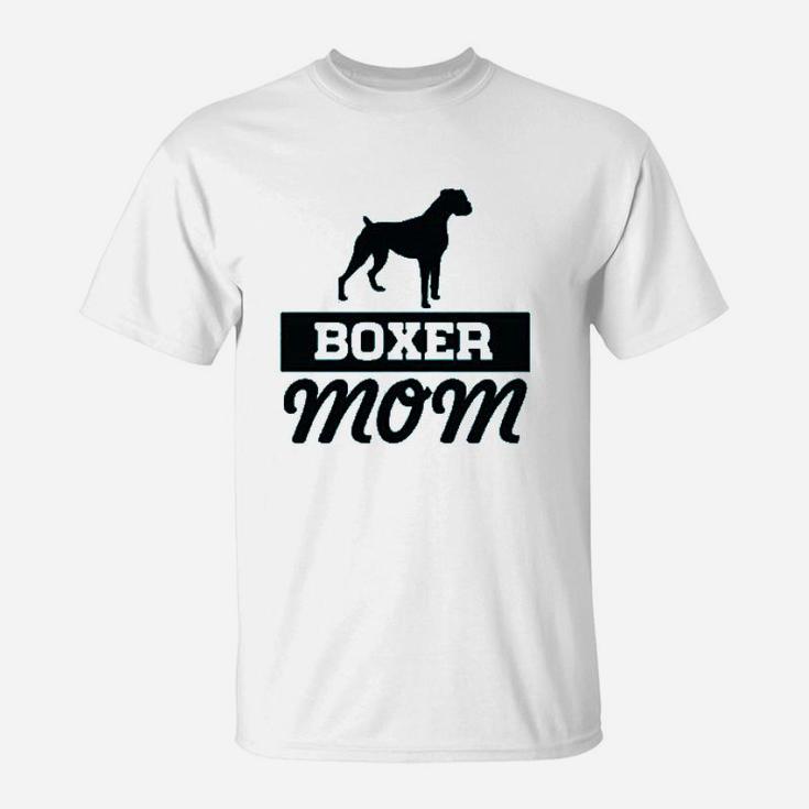 Boxer Mom Dog Lover Boxer Dogs T-Shirt