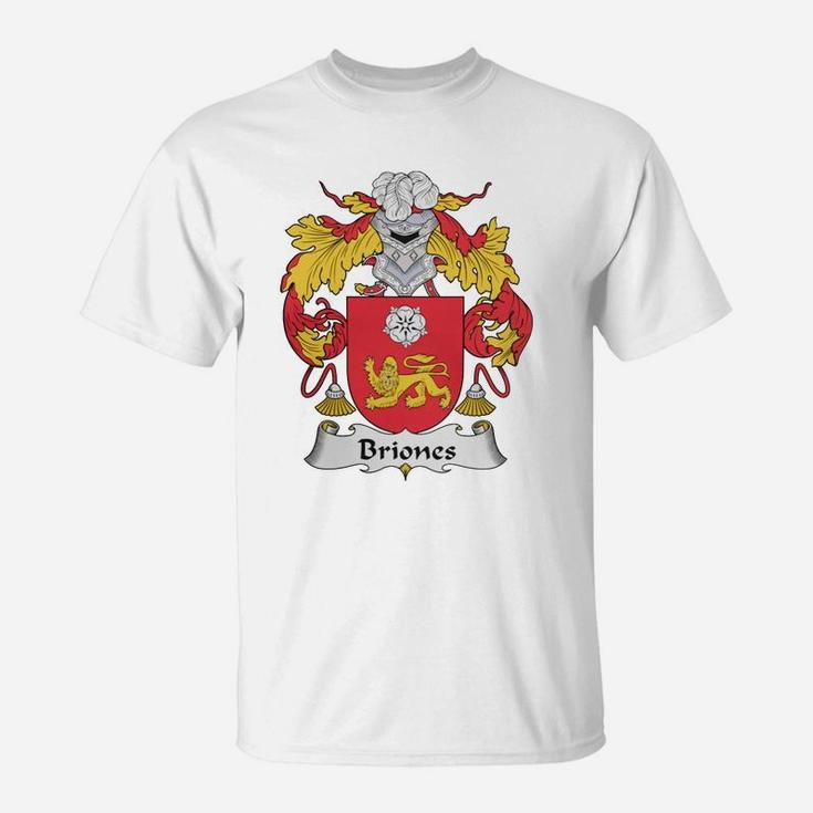 Briones Family Crest Spanish Family Crests T-Shirt