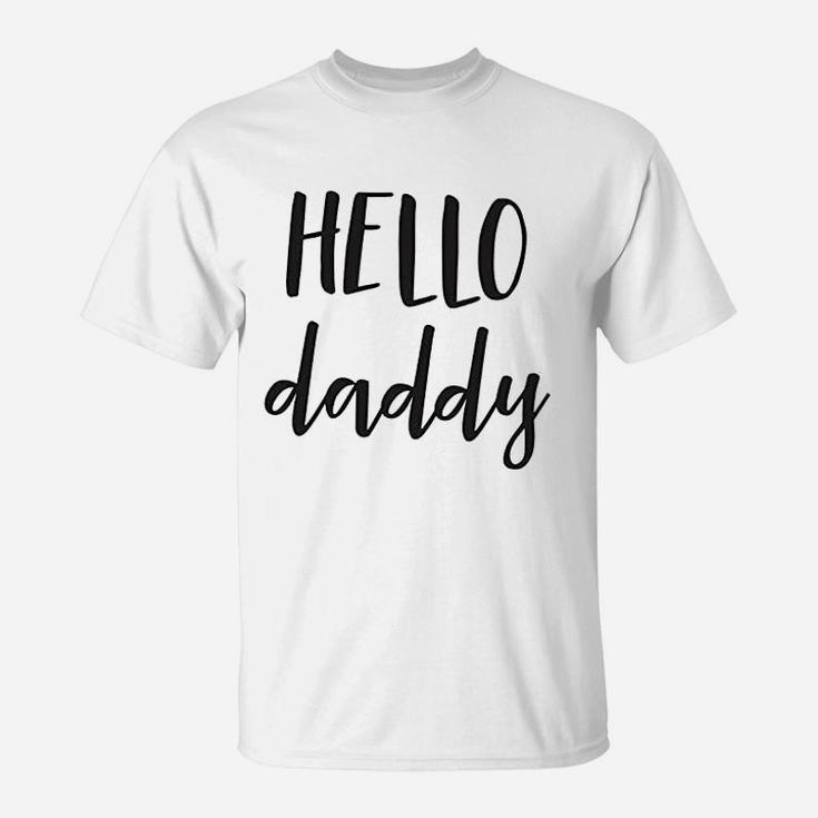 Bump And Beyond Designs Hello Daddy T-Shirt