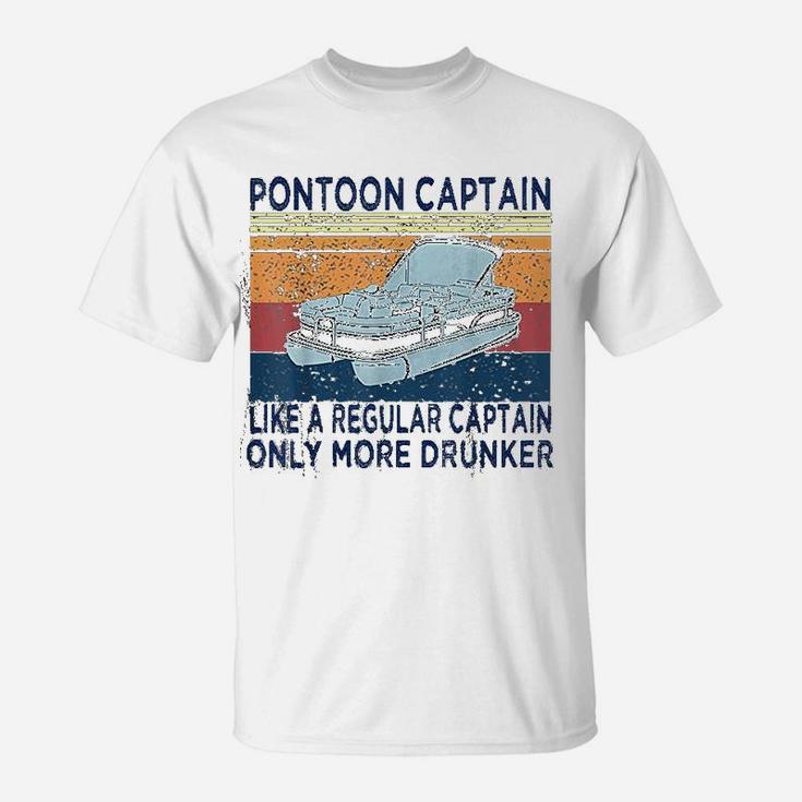 Captain Like A Regular Captain Only More Drunk Boat T-Shirt