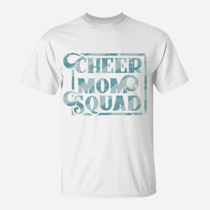Cheer Mom Squad Sport Proud Mother Mommy Distressed T-Shirt