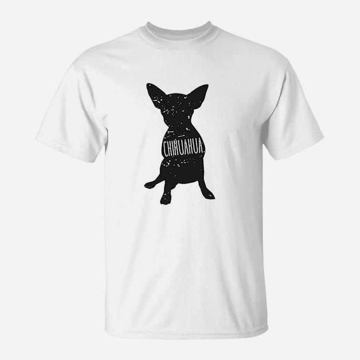 Chihuahua Dog Silhouette T-Shirt