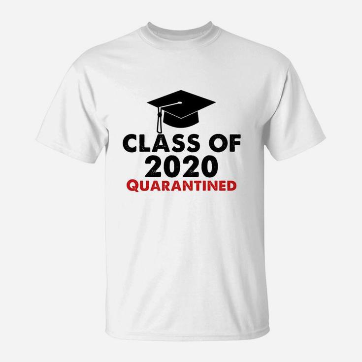 Class Of 2020 Quarantined Funny College Graduation Gift T-shirt T