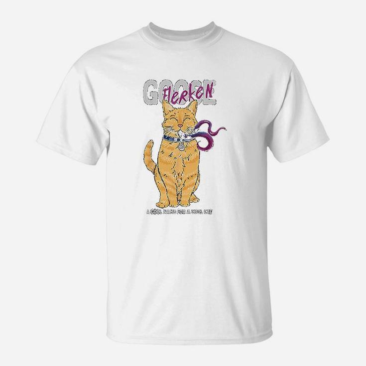 Cool Name For A Cat Cartoon Style T-Shirt