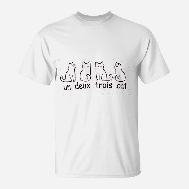 Cute French Cat Cat Mom T-Shirt