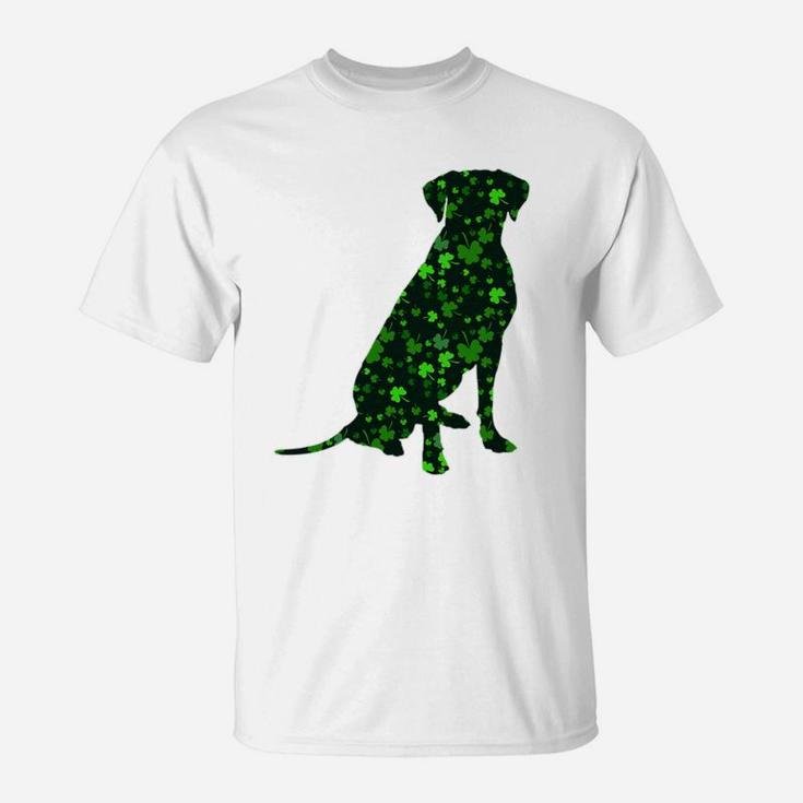 Cute Shamrock Rhodesian Ridgeback Mom Dad Gift St Patricks Day Awesome Dog Lovers Gift T-Shirt