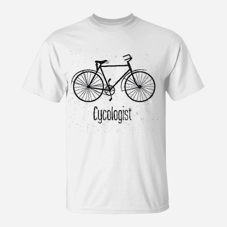 Cycologist Funny Psychology Biking Cyclist Gift For Biker Graphic T-Shirt
