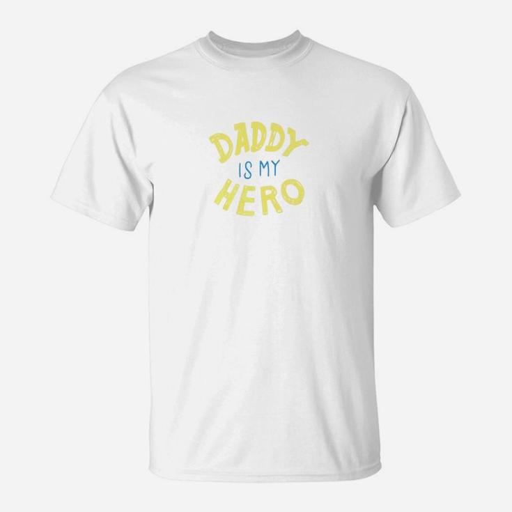 Daddy Is My Hero Awesome Fathers Day Premium T-Shirt