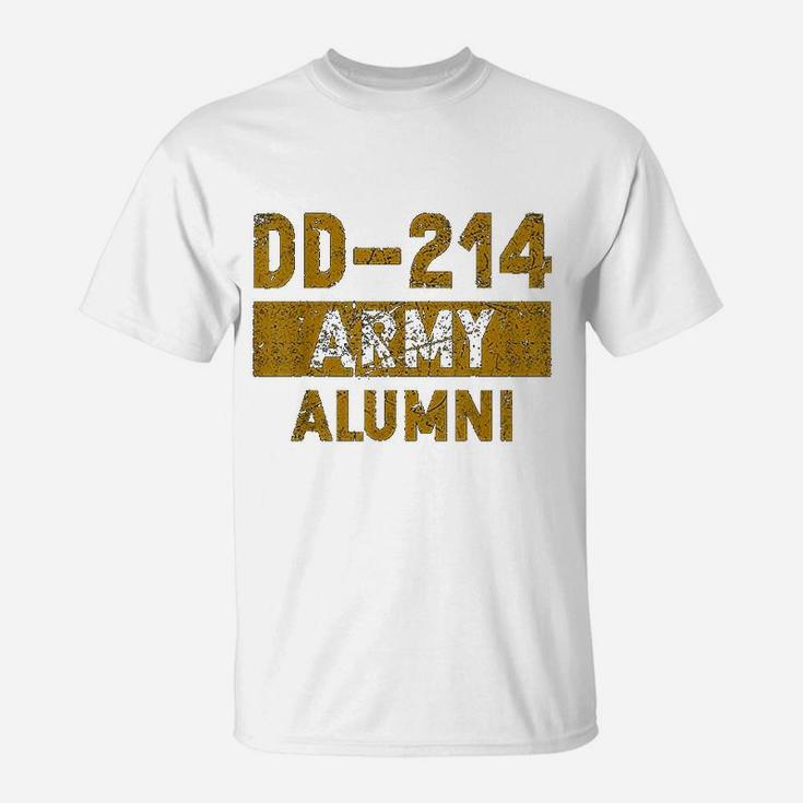Dd 214 Us Army Alumni Vintage Veteran Retired Military Gift T-Shirt