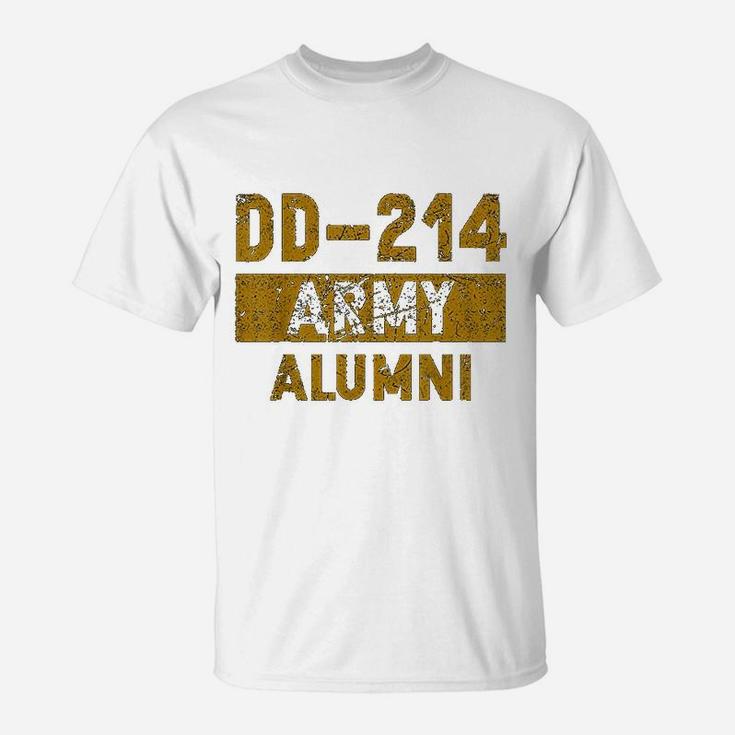 Dd214 Us Army Alumni Vintage Veteran Retired Military Gift T-Shirt