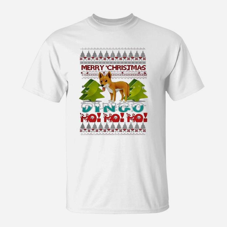 Dingo Ugly Christmas Sweater,dingo Christmas Day,dingo Christmas Eve,dingo Noel T-Shirt