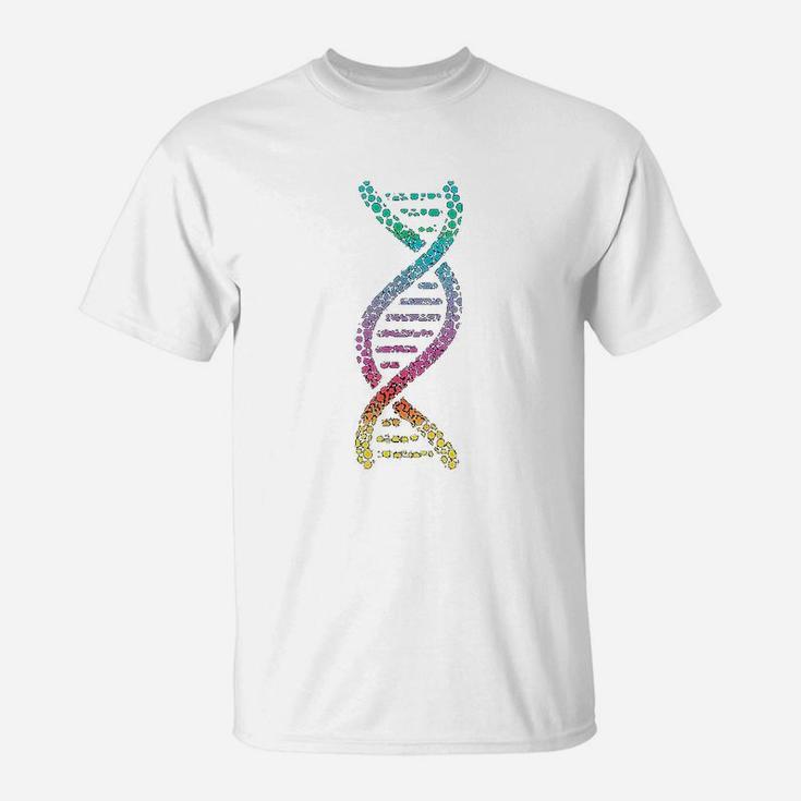Dna Molecular World Genes Biology Lover Geek T-Shirt Gift