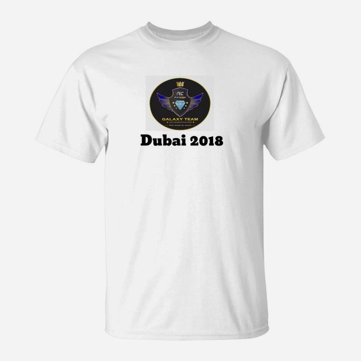 Dubai 2018 Logo Emblem T-Shirt für Herren in Weiß