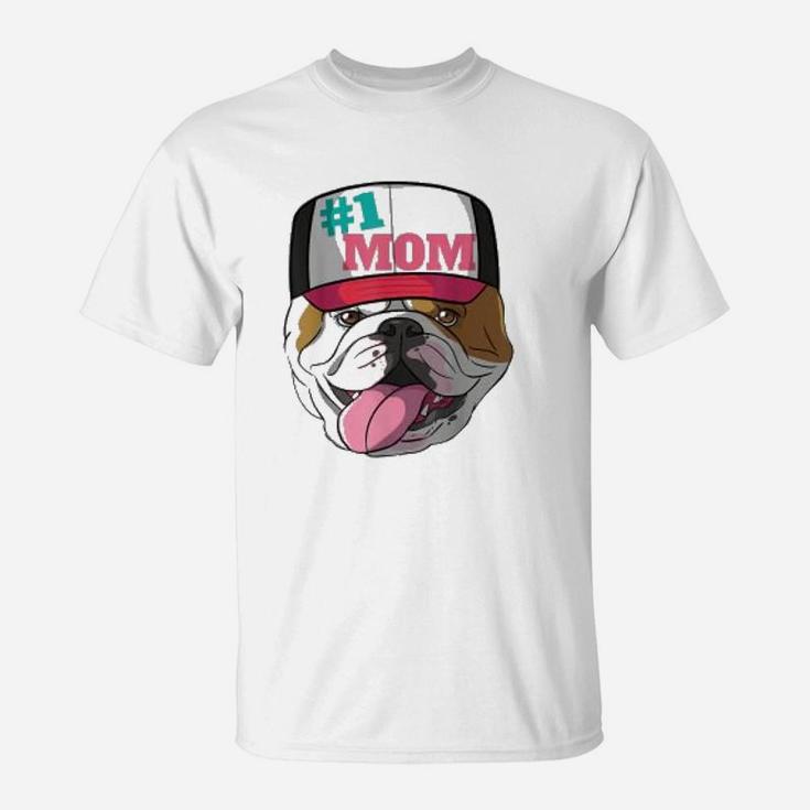 English Bulldog Mom Mothers Day Gift T-Shirt