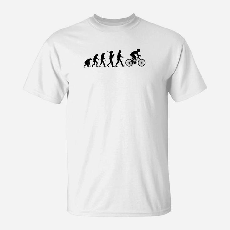 Evolution Fahrrad Fahren Bicycle Cycling T-Shirt