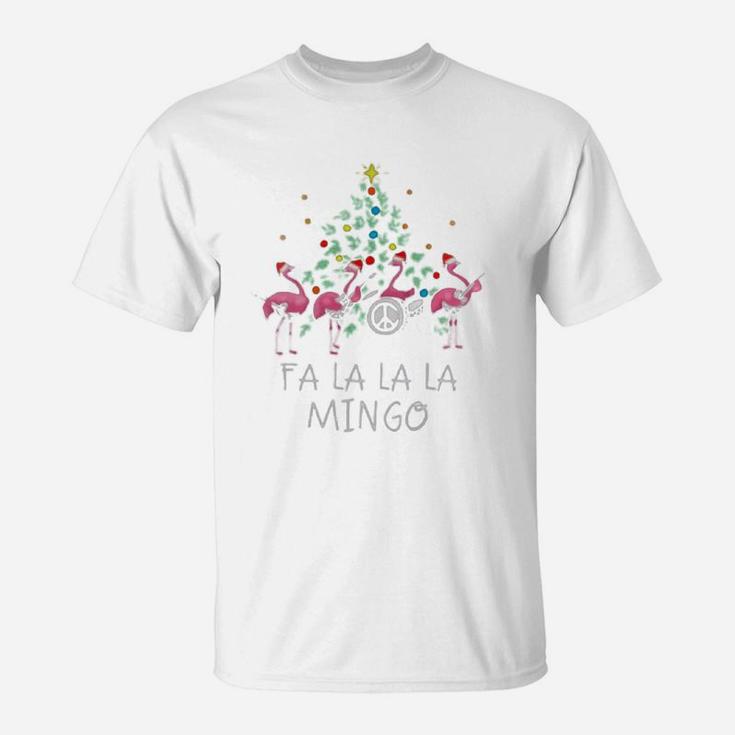 Fa La La La Mingo Flamingo For Christmas Xmas Gift Sweatshirt T-Shirt