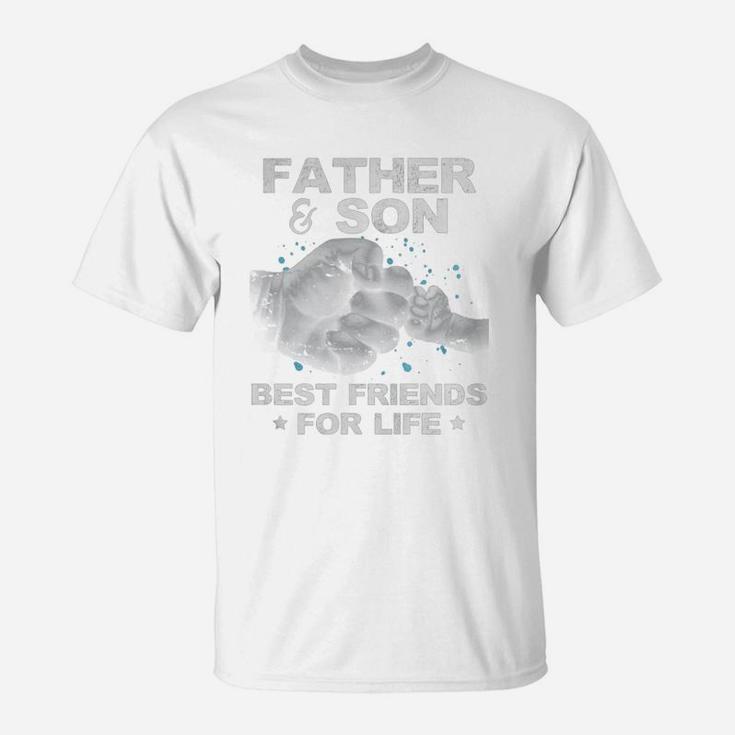 Father Son Best Friends For Life Fist Bump Matching T-Shirt