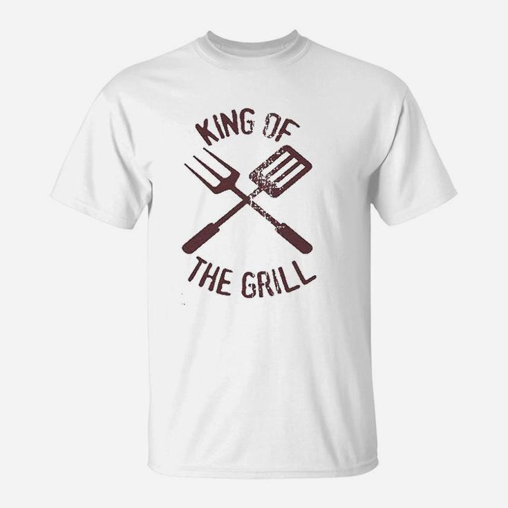 Fathers Day King Of The Grill, dad birthday gifts T-Shirt