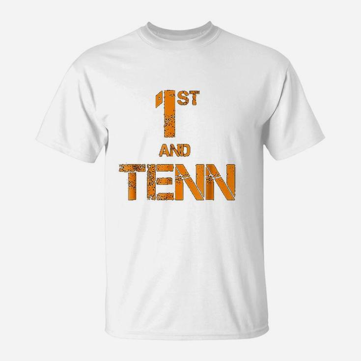 First And Ten Tennessee State Orange Football Fan T-Shirt