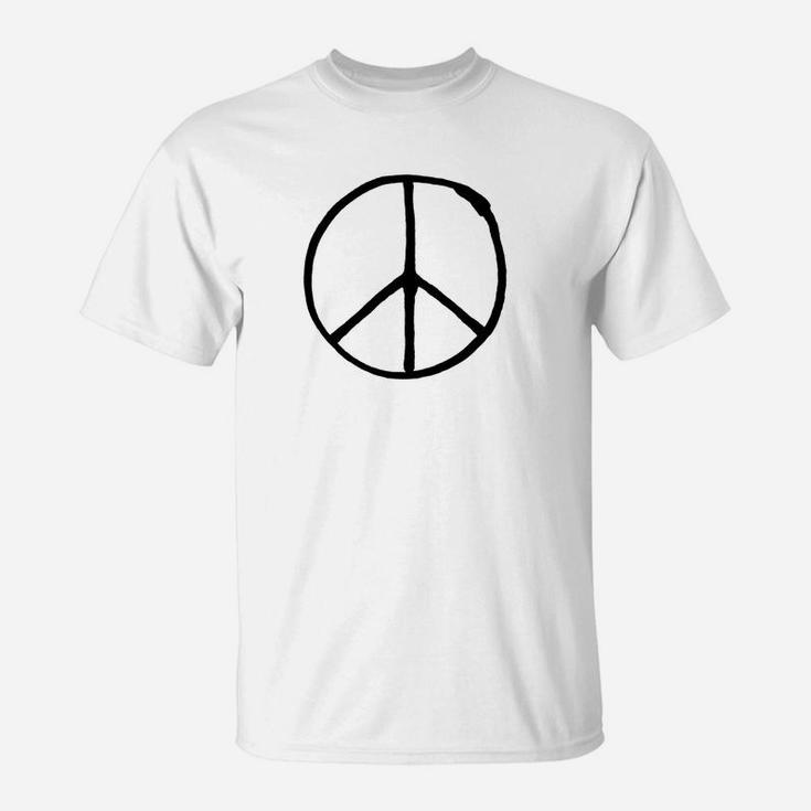 Frieden Zeichen Lifestyle Trend Cooles T-Shirt