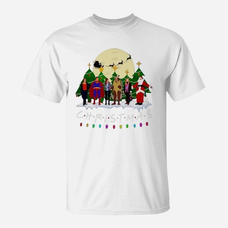 Friends The One With The Halloween Party Christmas Shirt T-Shirt