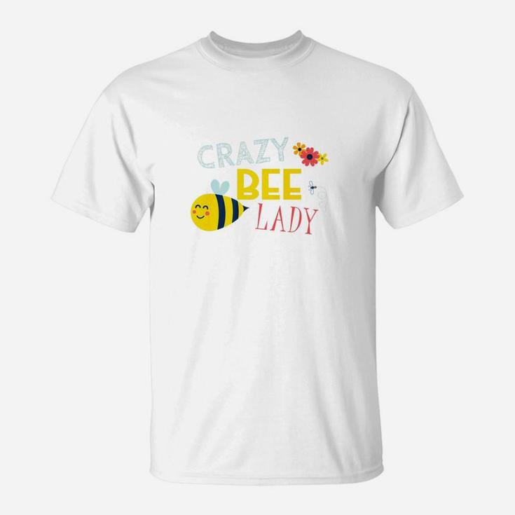 Funny Bee Lady Gift Bee Lovers Beekeepers Christmas T-Shirt