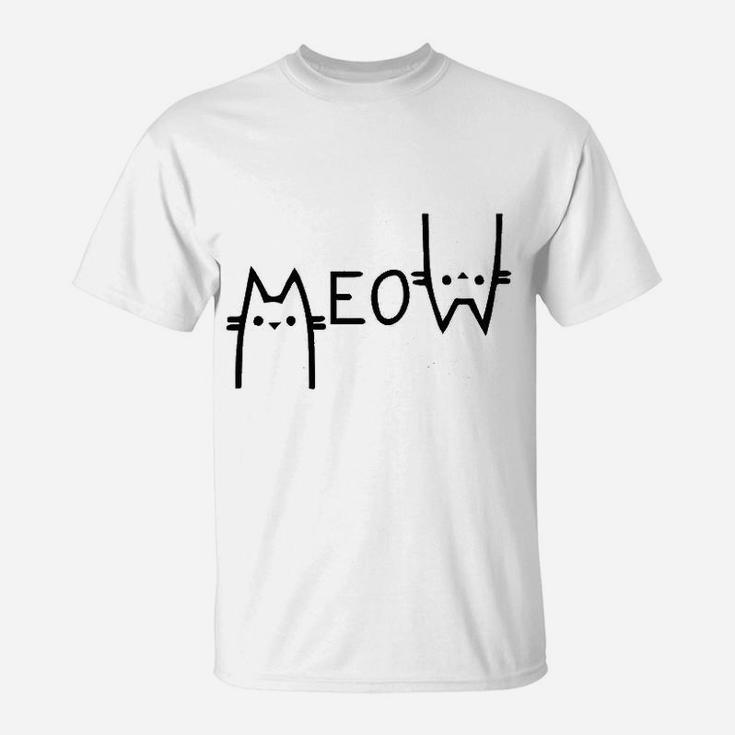 Funny Cat Lover Meow T-Shirt