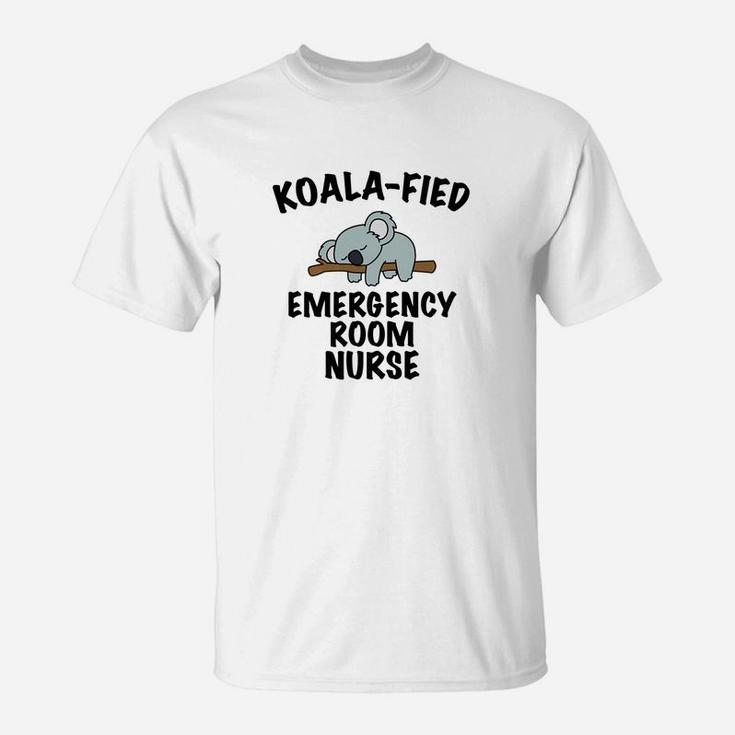 Funny Er Nurse Cute Koala Emergency Room Nurse T-Shirt